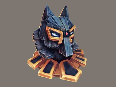 Anubis digital painting fantasy game art game artist game dev game icons icon illustration item magic photoshop photoshop art unity wacom