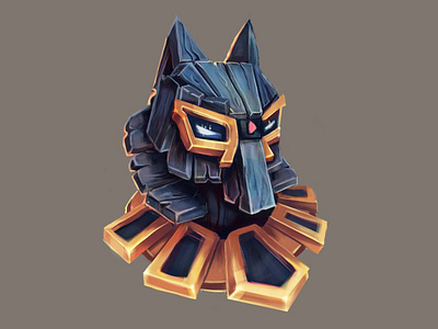 Anubis digital painting fantasy game art game artist game dev game icons icon illustration item magic photoshop photoshop art unity wacom