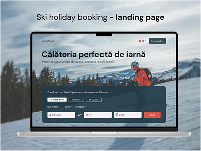 Ski holiday booking site - landing page booking booking landing pagee booking site eser interface landingpage ski ski booking ski holiday booking site travel travel landing page travel site ui user experience ux website