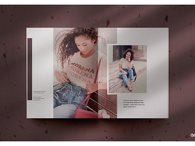 Vilu Magazine Mockup branding brochure design magazine design mock up mock up psd design shadow social media template builder