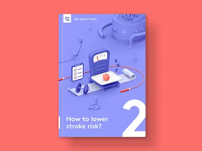 SAS — Brochure 02 3d brochure c4d cinema4d cover cover book health healthcare illustration medical medicine vibrant