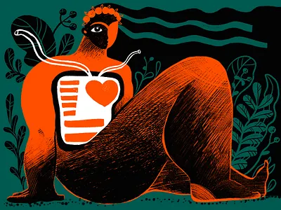 Anatomy of Webpage Illustration art blog illustration character design design studio digital 2d digital art digital illustration digital painting graphic design illustration interaction design interface ui user experience ux web web design