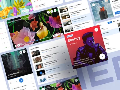 Blöcke Web UI/UX Kit blog design figma prototype sketch ui uikit ux vector web wireframe