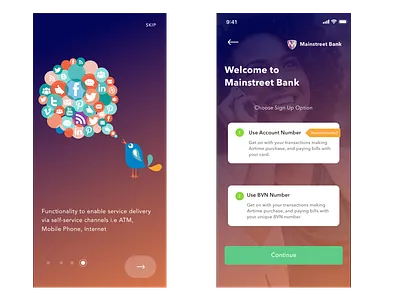 Finance App app ui