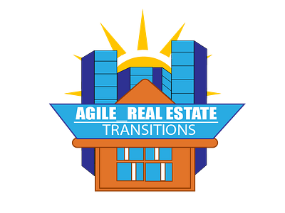 Real estate with ship branding design icon illustration logo logo 2d