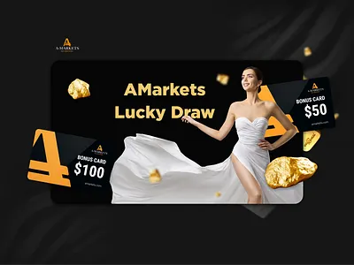Amarkets - Promo Bonus design minimal typography ui ui ux ux vector web website
