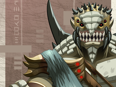 The Garanthal adobeillustrator alien characterdesign creature creaturedesign design fantasy fantasy art monster monsters vector vectorart wacom wacom cintiq