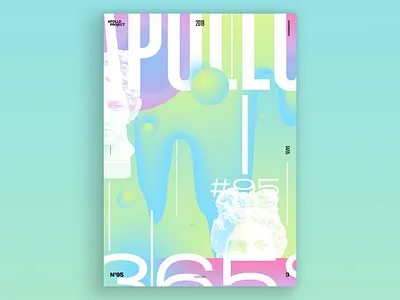 Green Paradise Poster #95 blue challenge colorful conception creation creativity design challenge design experiment gradient graphic design graphic designer green inspiration photoshop poster poster art poster design process red speed art