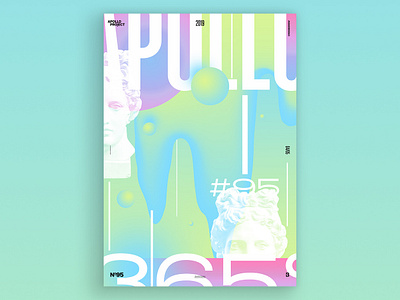 Green Paradise Poster #95 blue challenge colorful conception creation creativity design challenge design experiment gradient graphic design graphic designer green inspiration photoshop poster poster art poster design process red speed art