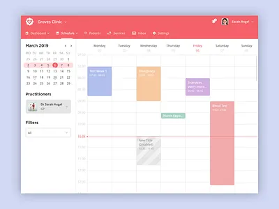 MyClinic - Schedule app application blockchain clinic design health management management system telemedicine tool ui ux webapplication webapps website