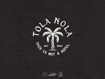 Tola Nola black brand brand identity branding clean concept creative graphic design hand drawn illustration lettering logo logo design minimal simple texture type typography vector visual identity