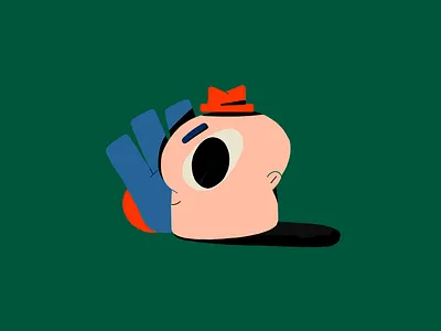 Just a Head animation charachter color design illustration