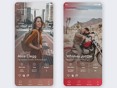 UI design challenge-user profile branding design design challenge interface design mobile mobile design ui ui challange uidesign ux ux ui uxdesign