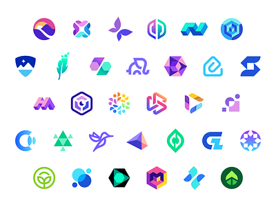 Logo Design Collection of 2022 - Abstract, Colorful, Gradient abstract logo colorful logo crypto data saas design ecommerce logo finance geometric logo gradient logo icon icons logo logo design logo designer logodesign logos logotype modern logo symbol tech logo