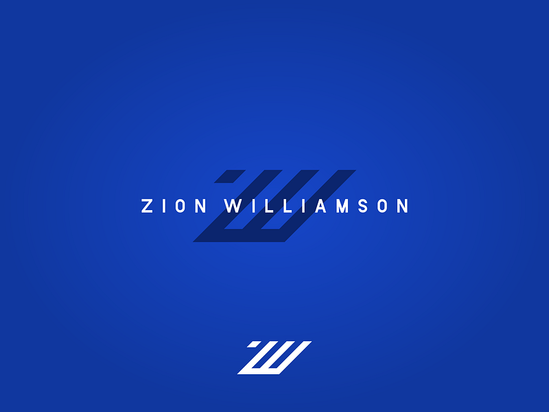 ZW Zion Williamson Logo adidas agrib basketball branding duke exploration hoops lettermark logo mark nba nba logo ncaa nike player logo puma reebok zion zion williamson zw