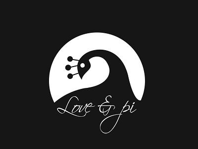 Happy Pi-cock Logo bird logo bird music branding logo love logo music logo pi cock logo