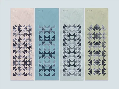 Motif ideas color embelishment fun geometry lines motif pattern repetition rhythm shapes triangles