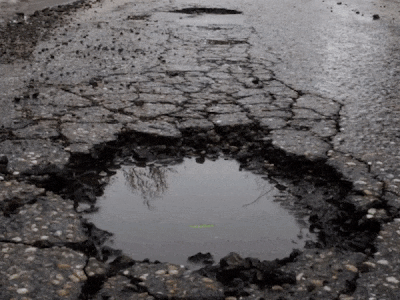 Pothole animation animation 2d illustration monsters pothole