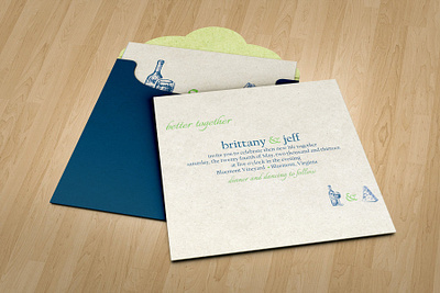 Wedding Invitation design graphic design