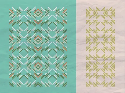 Same shapes different pattern color embelish fun geometry kaleidascope motif pattern repetition shapes theme tringle