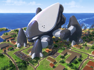 Marchofrobots 2019 - Mech 4 2d conceptart corelpainter marchofrobots mech robot wacom