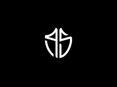 45 Monogram 45 45 monogram black white branding icon modern monogram numbers shield