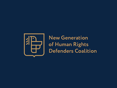 New Generation of Human Rights Defenders Coalition branding design logo
