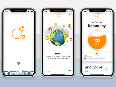 Sneak Peak - Air Quality app Illustrations air air quality animation app explainer graphics brand drawn illustration design finance illustration interaction design ios location management material design meter pollution sentosa singapore sneak peak ui ux vector