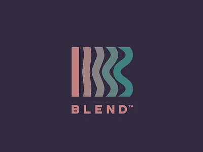 Blend blend logo logo design minimal logo