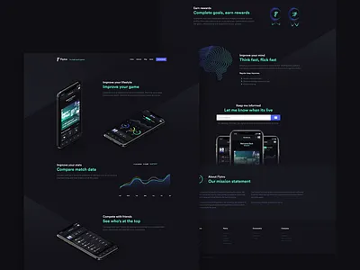 Flytro Landing Page branding design esports fitness fitness app flytro homepage illustration landing page web