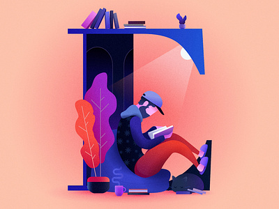 36 days of type - day 5 2d 36 days of type affinitydesigner art colorful design flat illustration minimal pastels typography vector
