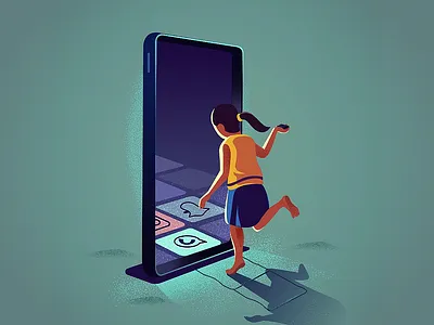 Shift in playing field #09 90s games change concept game hopping hopscotch india jumping lifestyle now and then shift today