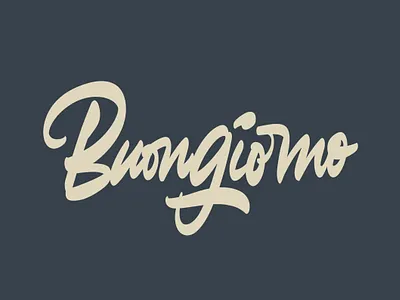 Buongiorno brush brushcalligraphy caligrafia design dribbble expression expressive gestual handmade handmadelettering illustration ipad ipadlettering lettering procreate script typography
