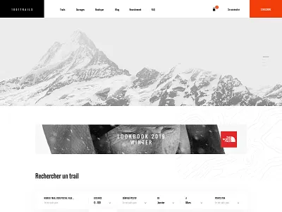 1001trails.com - Redesign 1001trails ui web