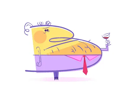 Mr. B 36 days of type character character design illustration letter b