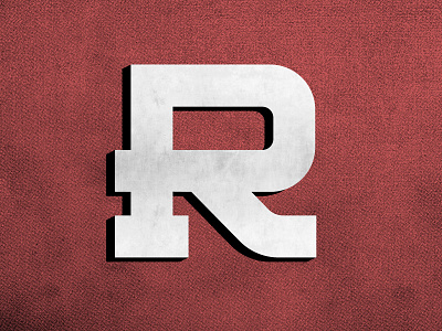 Custom Letterform: R alphabet branding cbcoombs design font icon iconography identity letter letterform licensing mark r texture tile type typography vector