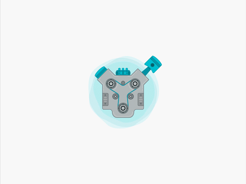 Motopart -part 1- after effects illustration motion graphic spare parts website