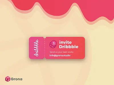Dribbble Invite design dribbble dribbble invitation dribbble invite dribbble invites dribble invite invitation invite vector