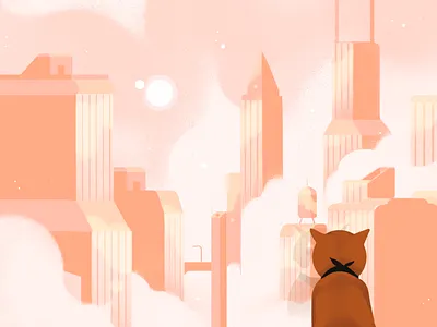 Doggo Views adobe design dog illustration lifestyle shiba