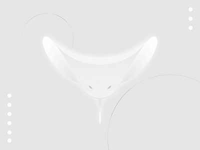 Stingray circle clean fish minimalism ocean simple stingray tech wave