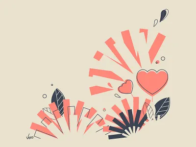 Figure ground shapes design illustration vector artwork