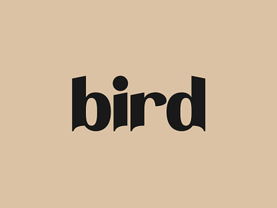 Bird Logotype bird branding characters design font glyphs letter design letters letters logo logo logocreation logodesign logotype logotype design sandro type design type logo typography typography design vector