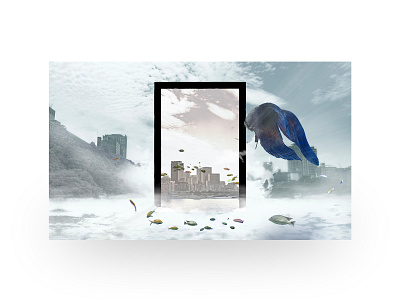 Time travel collage design graphic photoshop retouch