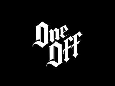 Oneoff branding brandmark design dribbble identity illustrations lettering logo mark typography wordmark logo zennoz