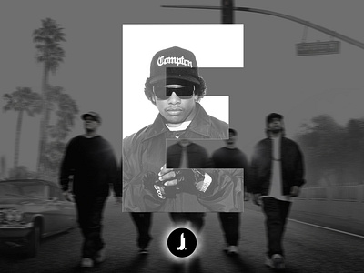 "E" Easy E | 36 Days of Type 36 days of type compton easy e graphic design joncarrillocreative