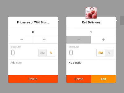 Mushrooms and apples redux iterations pos storehub ui