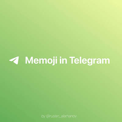 Memoji in Telegram 2023 animation app durov face figma memoji telegram ui ux vector