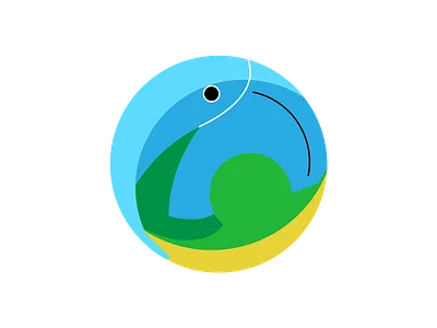 Elephant on planet Earth animation branding design flat icon illustration illustrator logo logo 2d minimal vector