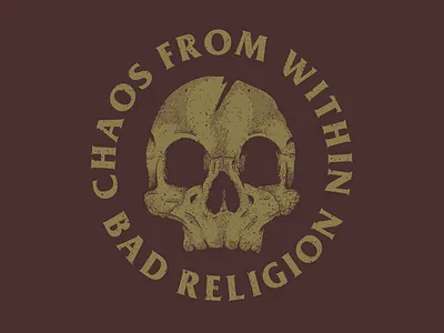 Chaos From Within design graphic design illustration skull vector