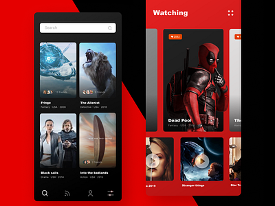 Day #25 TV App app dailyui design interace mobile search tv app ui ui design ux video web webdesign